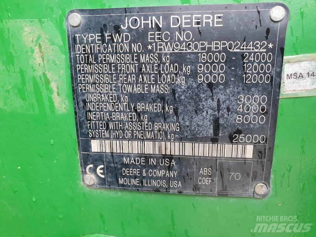 John Deere 9430 Tractores