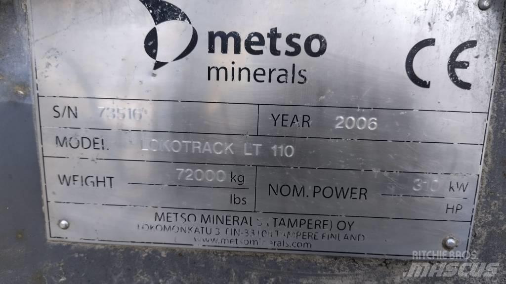 Metso LT 110 Trituradoras móviles