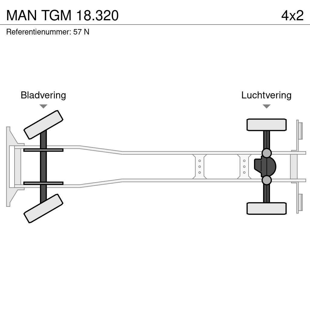 MAN TGM 18.320 Camiones elevadores de gancho