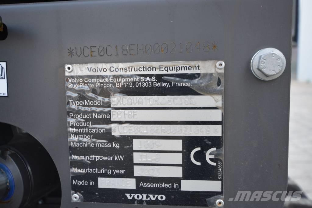 Volvo EC 18 E Miniexcavadoras