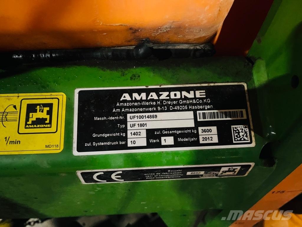 Amazone UF 1801 Sulfatadoras