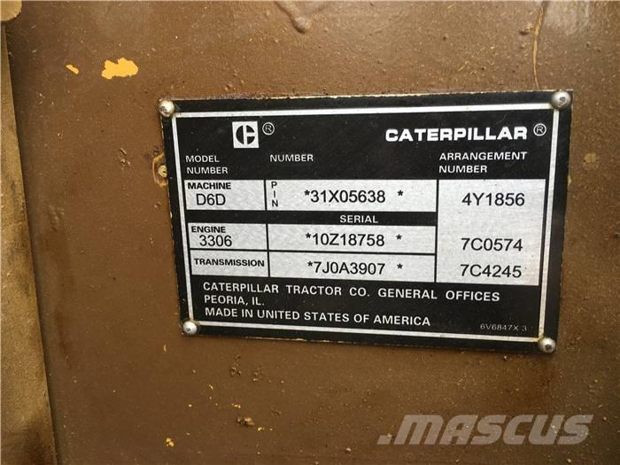 CAT D 6 D Buldozer sobre oruga