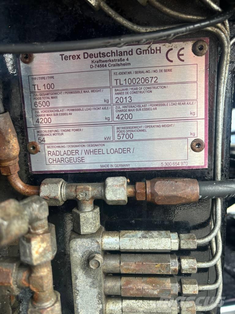 Terex TL 100 Cargadoras sobre ruedas