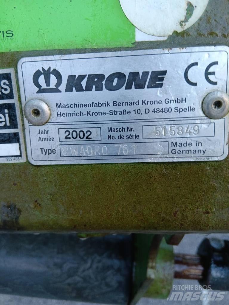 Krone Swadro 761 Segadoras hileradoras