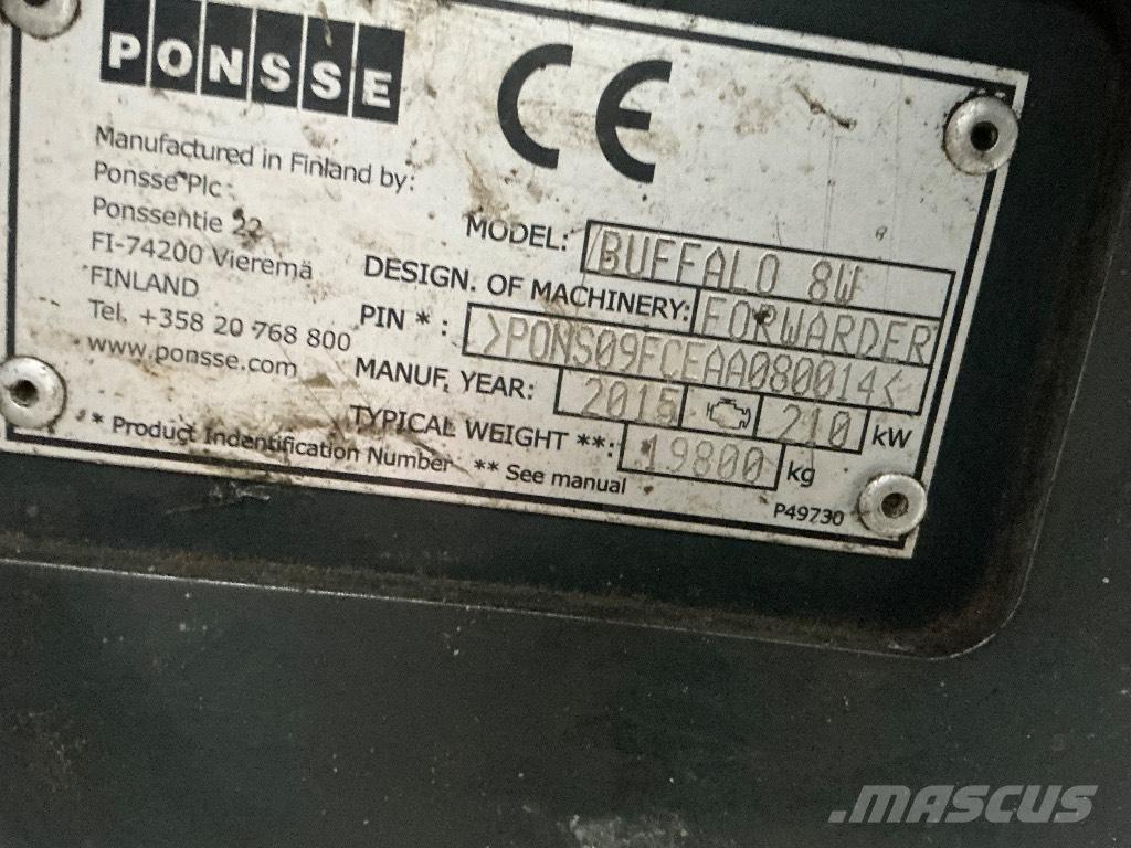 Ponsse BUFFALO 8W Transportadoras