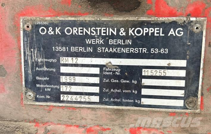 O&K RH 12 Trituradoras de deshechos