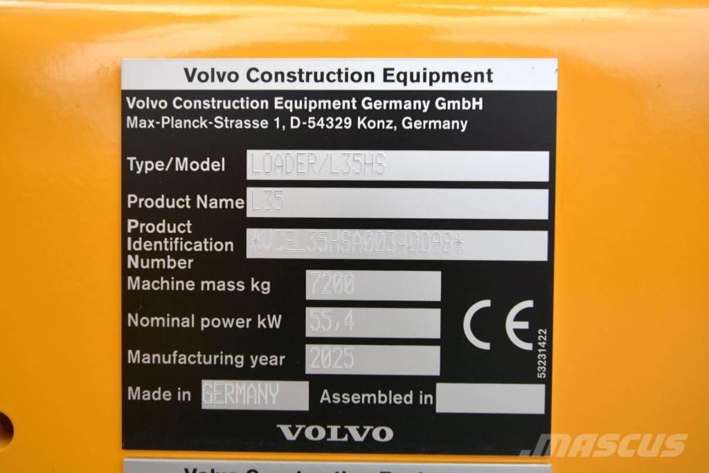 Volvo L 35 HS Cargadoras sobre ruedas