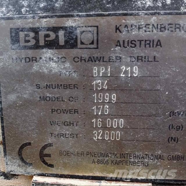 Böhler BPI 219 Taladros pesados
