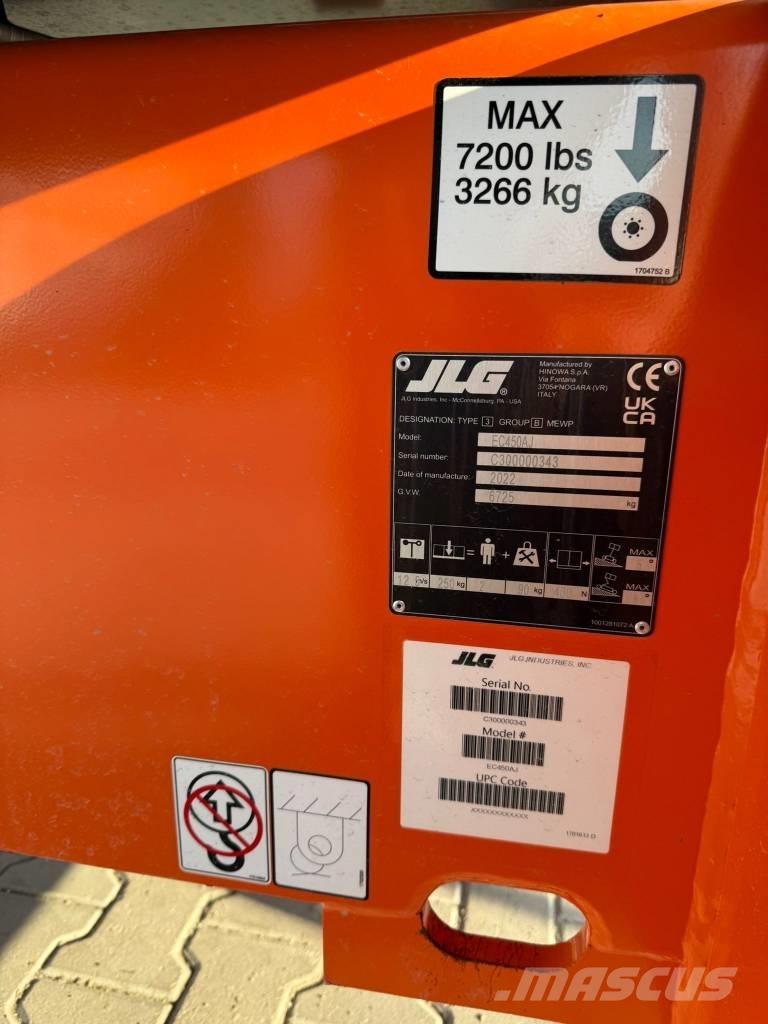 JLG EC450AJ Plataformas con brazo de elevación manual