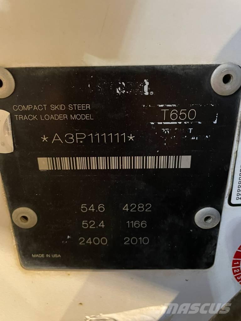 Bobcat T 650 Cargadoras sobre orugas