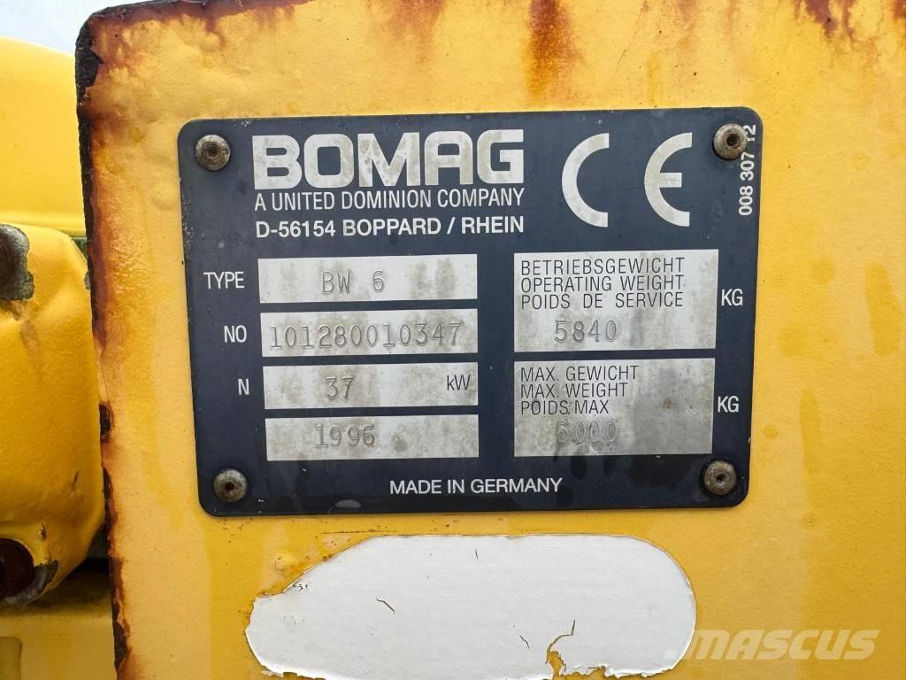 Bomag BW 6 Rodillos de doble tambor