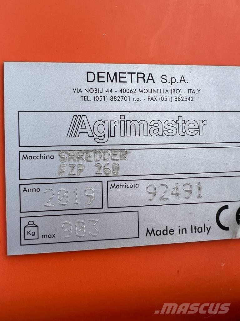 Agrimaster FZP 260 Segadoras y cortadoras de hojas para pasto