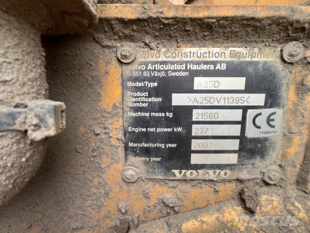 Volvo A 25 D Camiones articulados