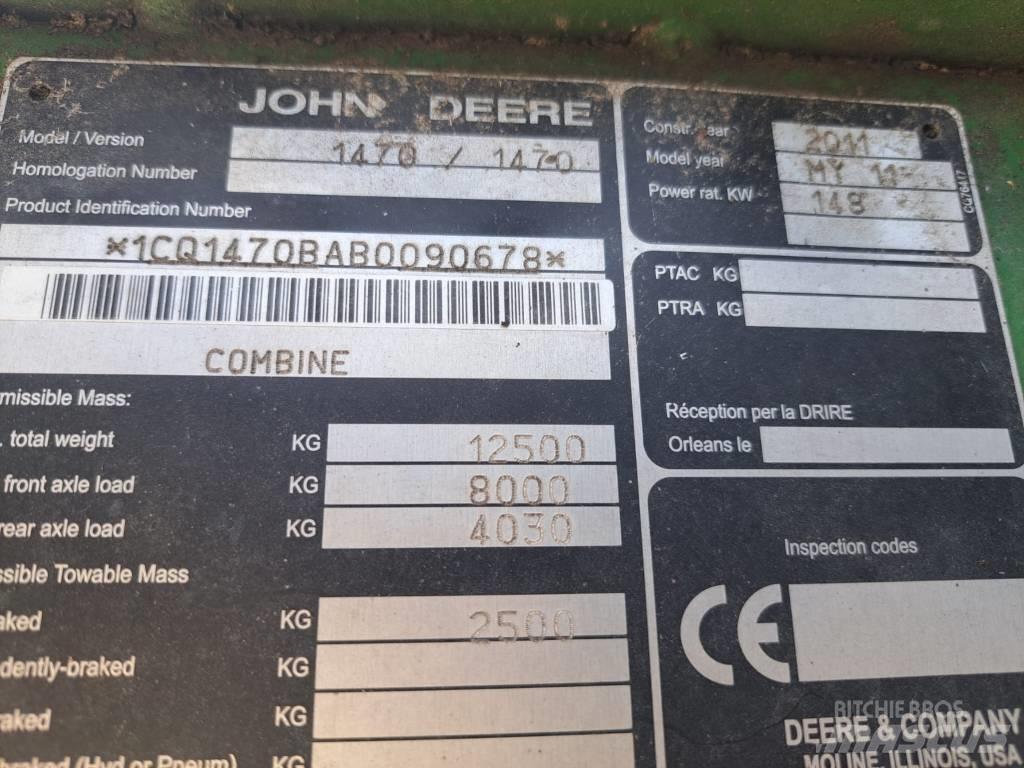 John Deere 1470 Cosechadoras combinadas