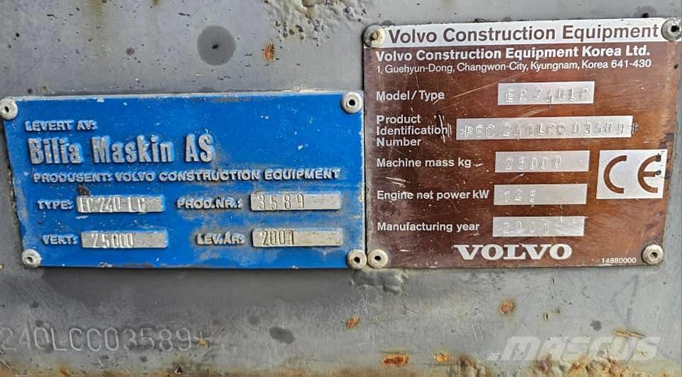 Volvo EC 240 LC Excavadoras sobre orugas