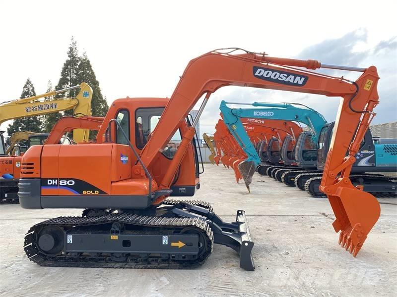 Doosan DH 80 Excavadoras sobre orugas