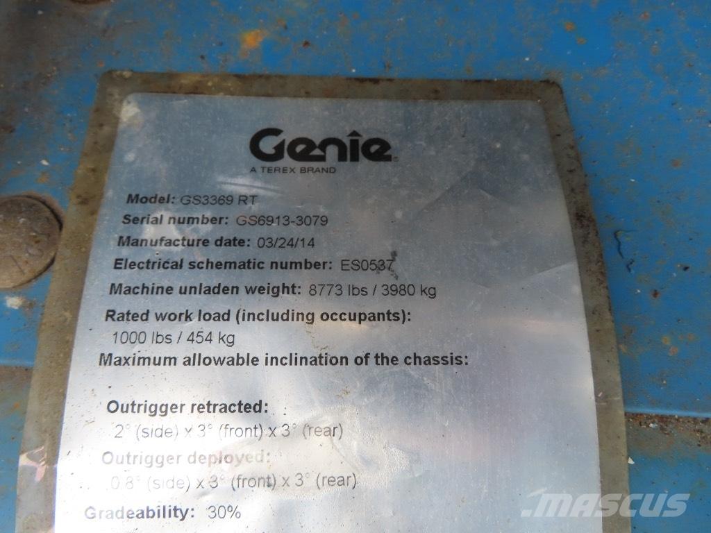 Genie GS 3268 RT Plataformas tijera