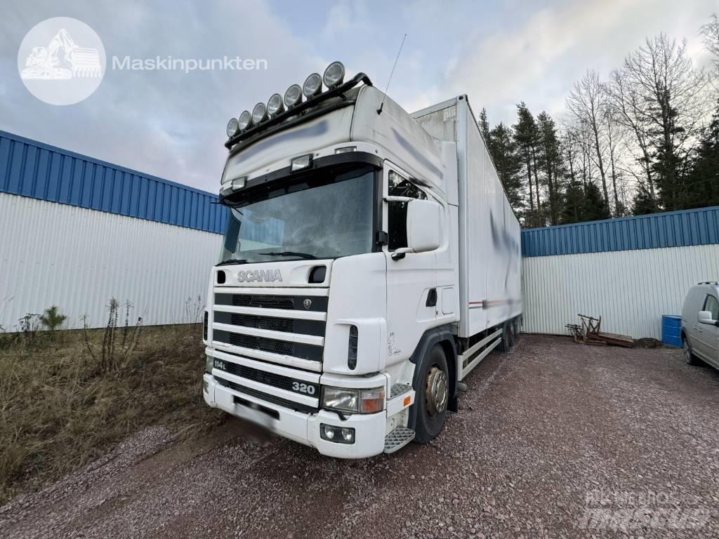 Scania R 114 Camiones con caja de remolque