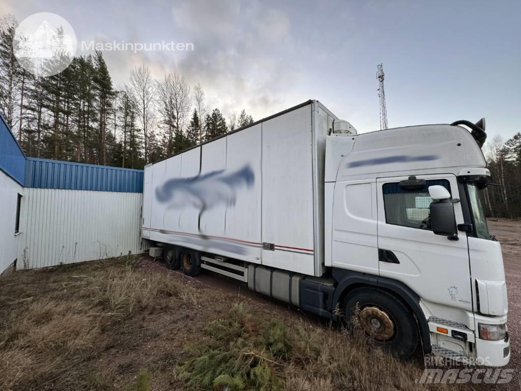 Scania R 114 Camiones con caja de remolque