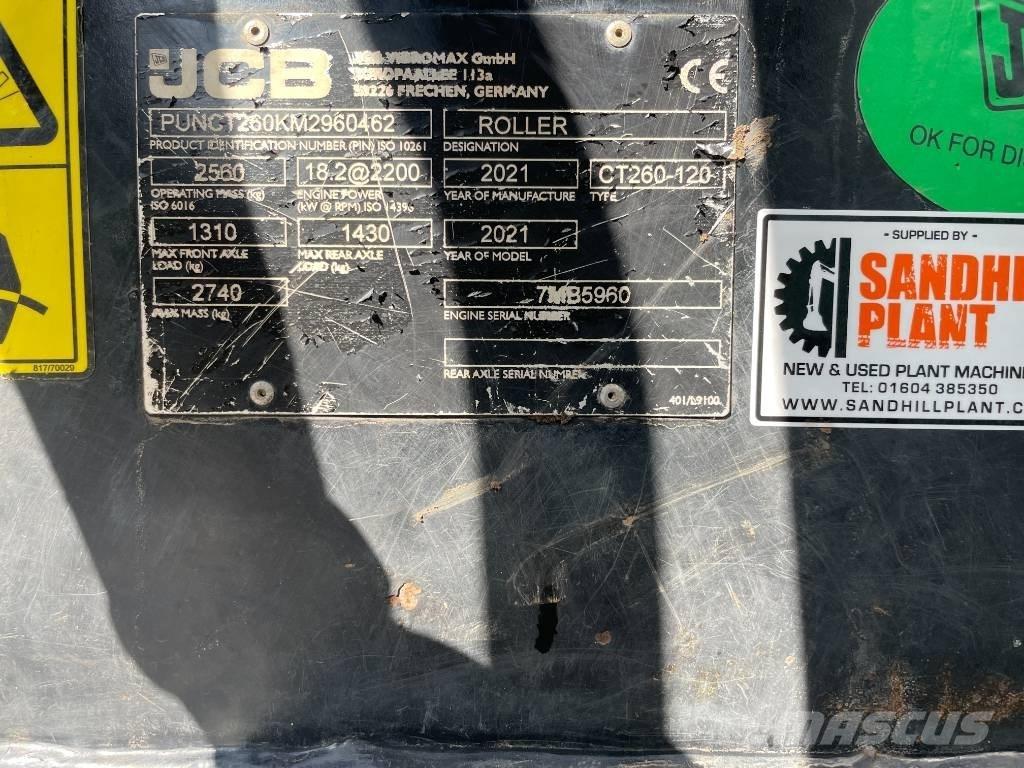 JCB CT 260-120 Rodillos de doble tambor