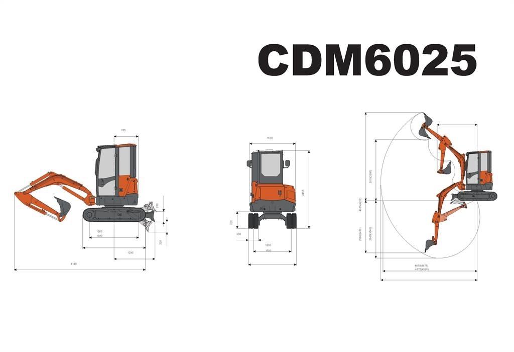 Lonking CDM6025 Miniexcavadoras