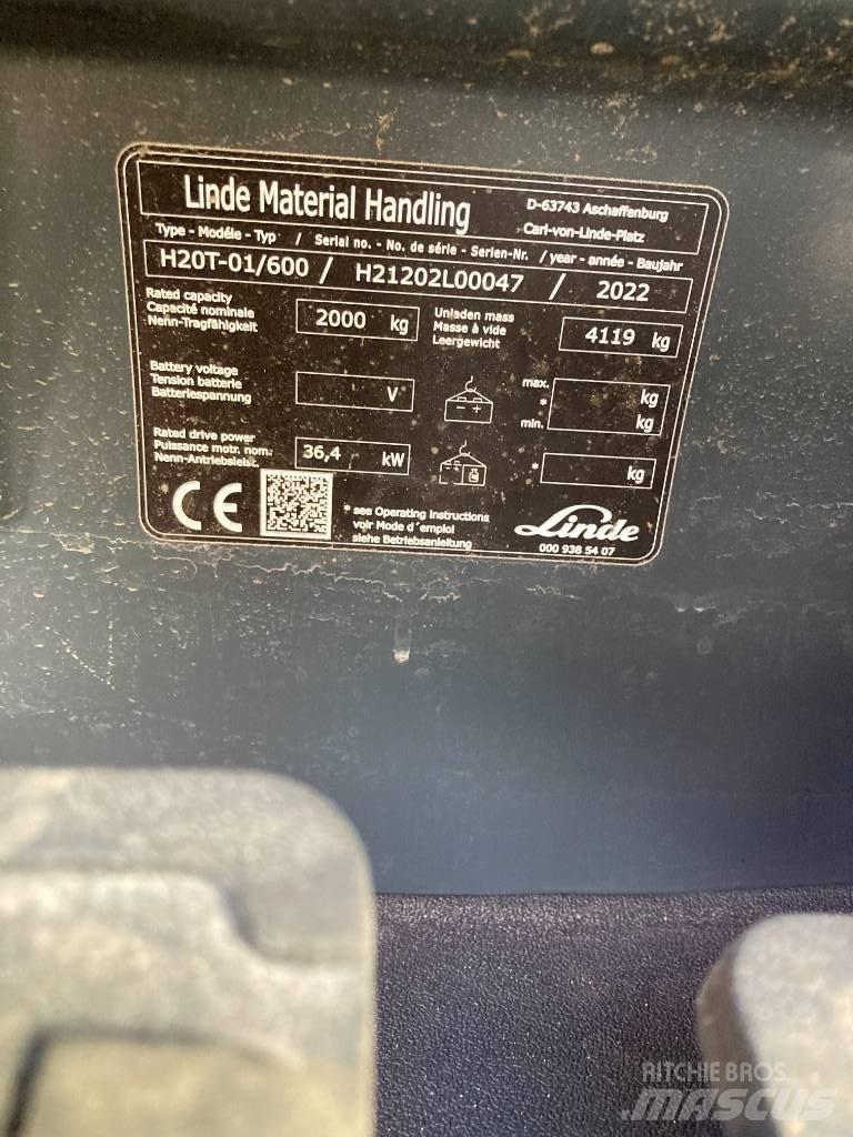 Linde H20T600/1202 Camiones LPG