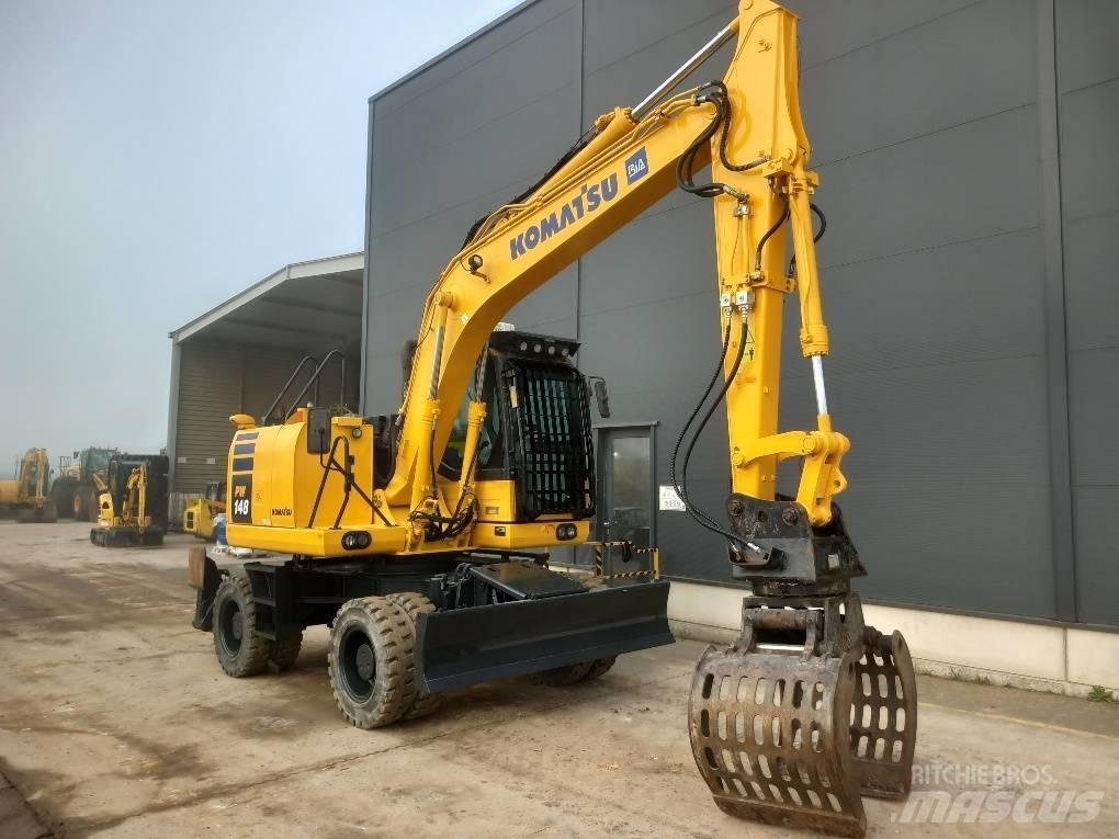 Komatsu PW148-10 Excavadoras de ruedas