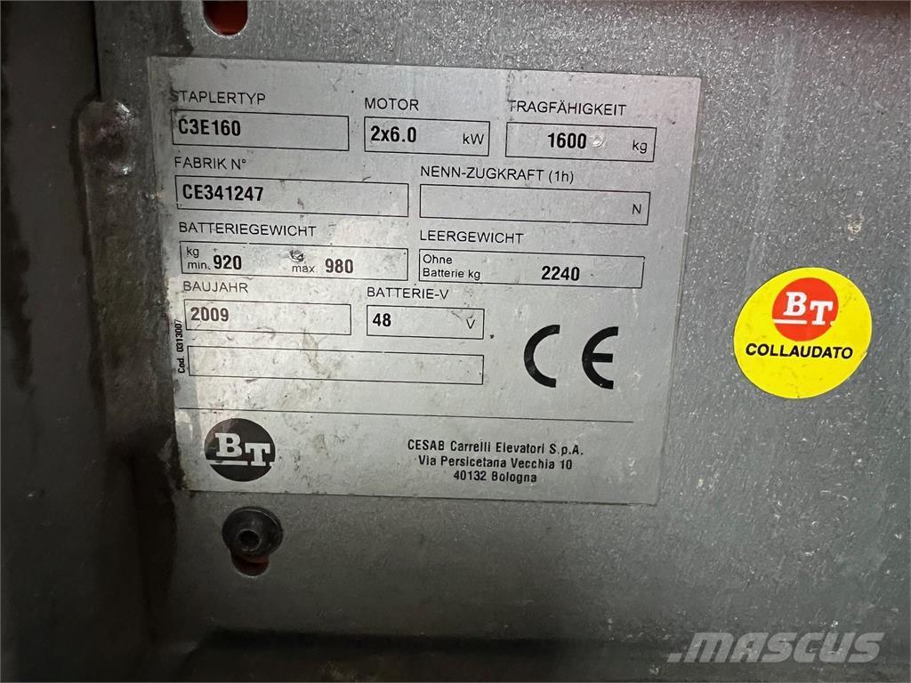 BT C3E160 Carretillas de horquilla eléctrica