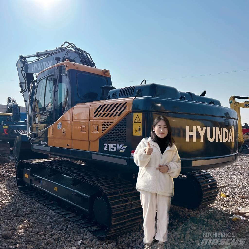 Hyundai 215 Excavadoras sobre orugas