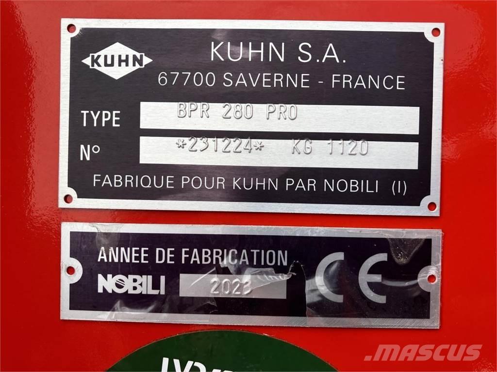 Kuhn BPR 280 Pro Segadoras y cortadoras de hojas para pasto