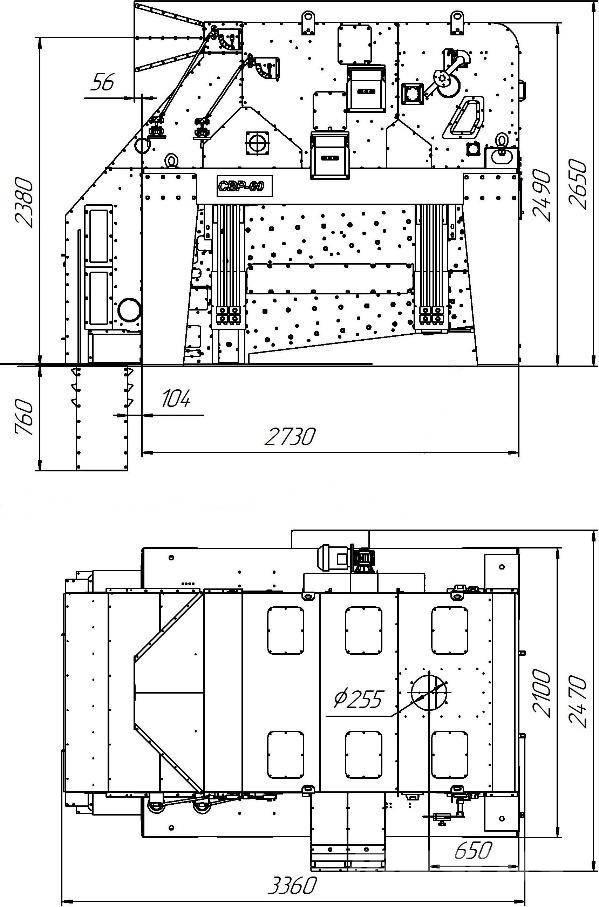  4 GRAIN SVR-60 Equipos para limpieza del grano