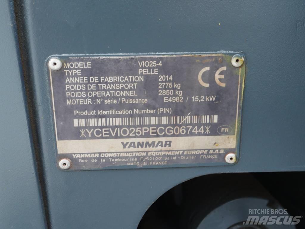 Yanmar Vio 25 Miniexcavadoras