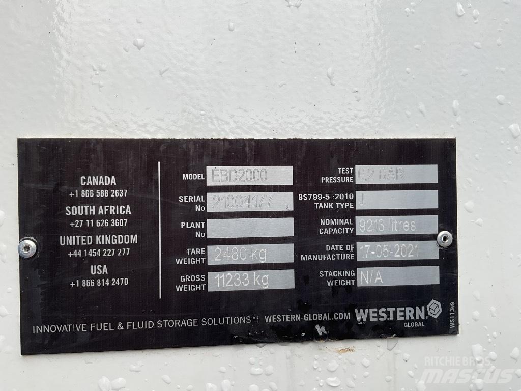 Western EBD2000 Depósitos de combustible y aditivos