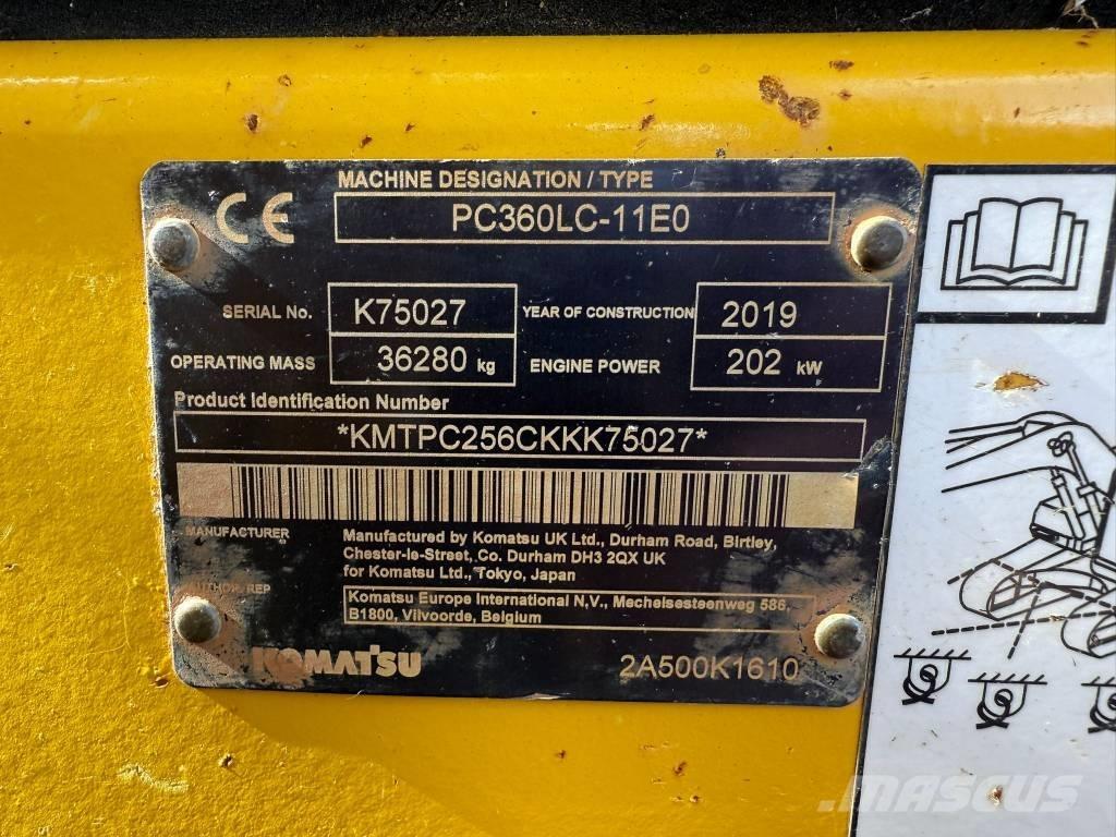 Komatsu PC 360 LC-11 Excavadoras sobre orugas