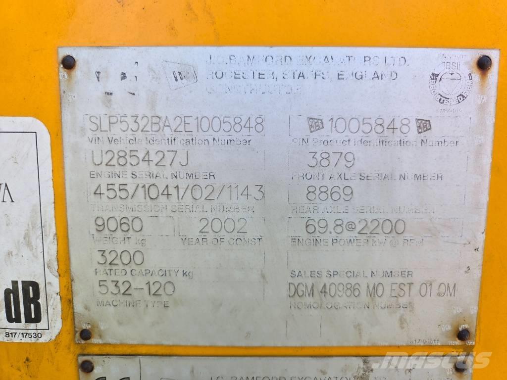 JCB 532-120 Carretillas telescópicas