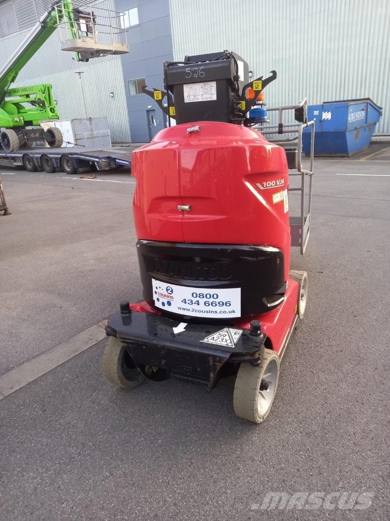 Manitou 100 VJR Plataformas con jaula de elevación