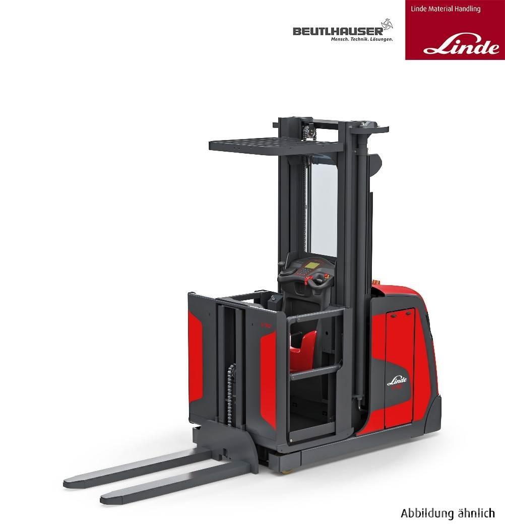 Linde V48-Volt Montacargas recogepedidos de media altura