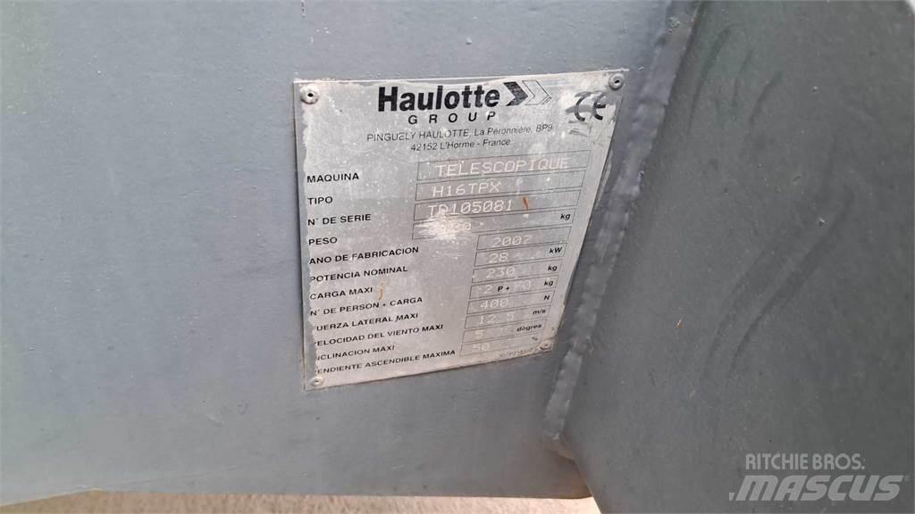 Haulotte H16TPX Plataformas con brazo de elevación telescópico