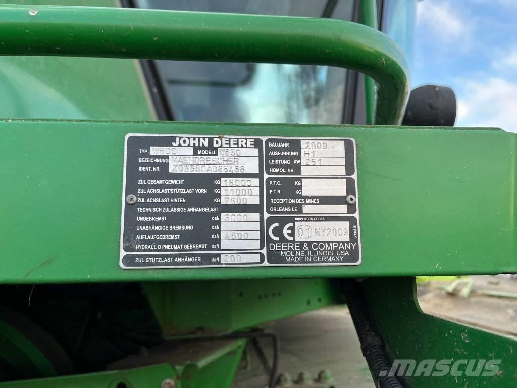 John Deere W 650 i Cosechadoras combinadas
