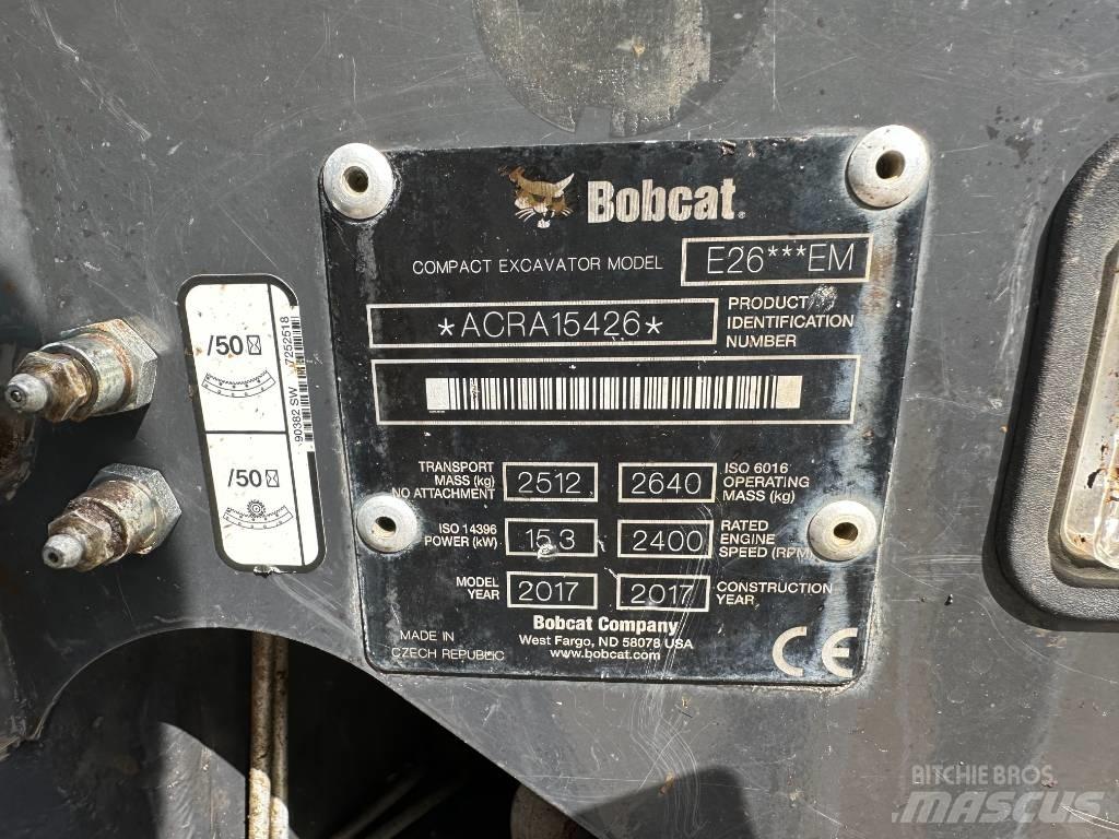 Bobcat E 26 Miniexcavadoras