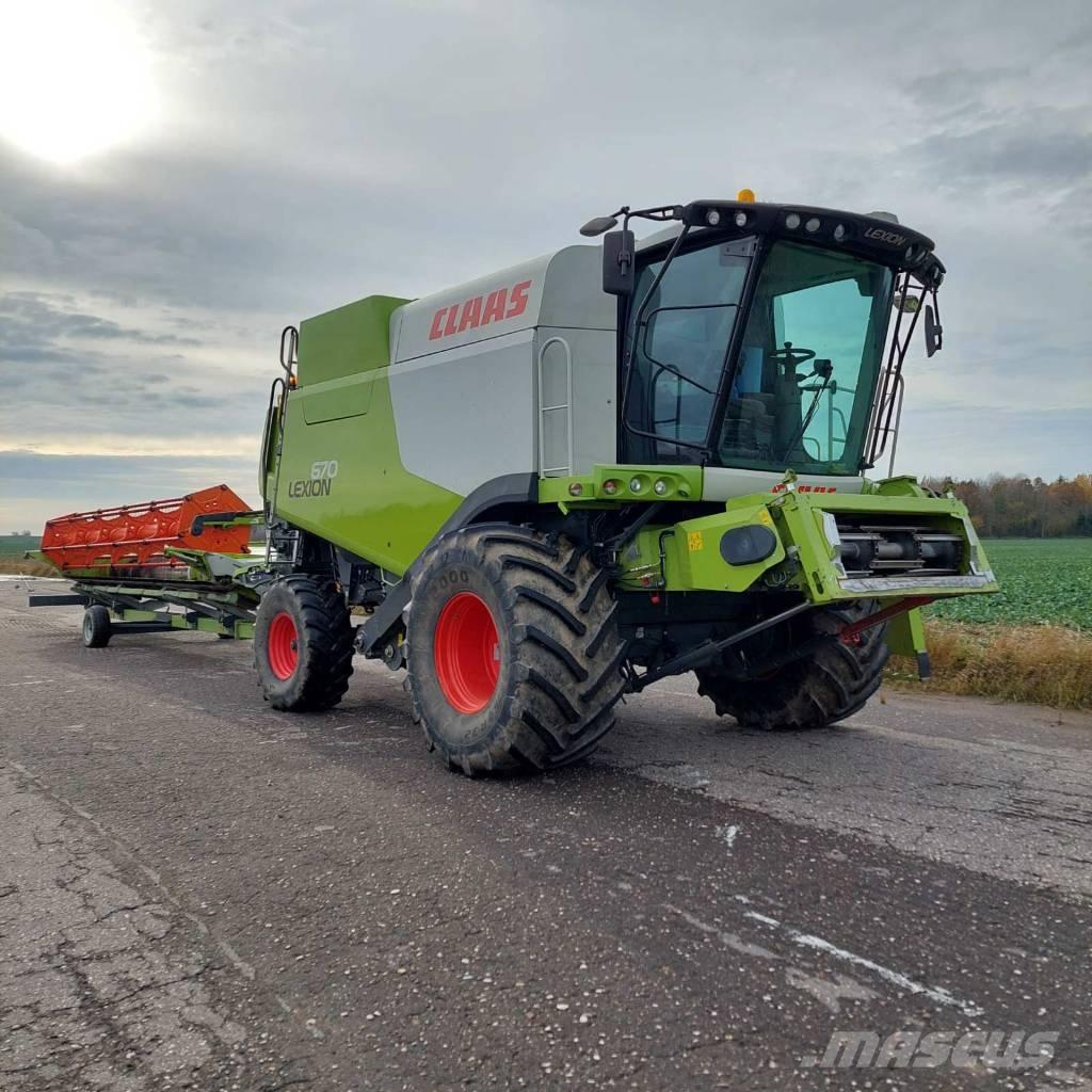 CLAAS Lexion 670 Cosechadoras combinadas