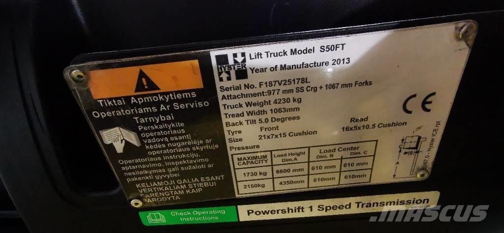 Hyster H 2.5 FT LPG Camiones LPG