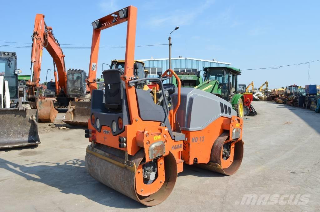Hamm HD 12 VV Rodillos de doble tambor