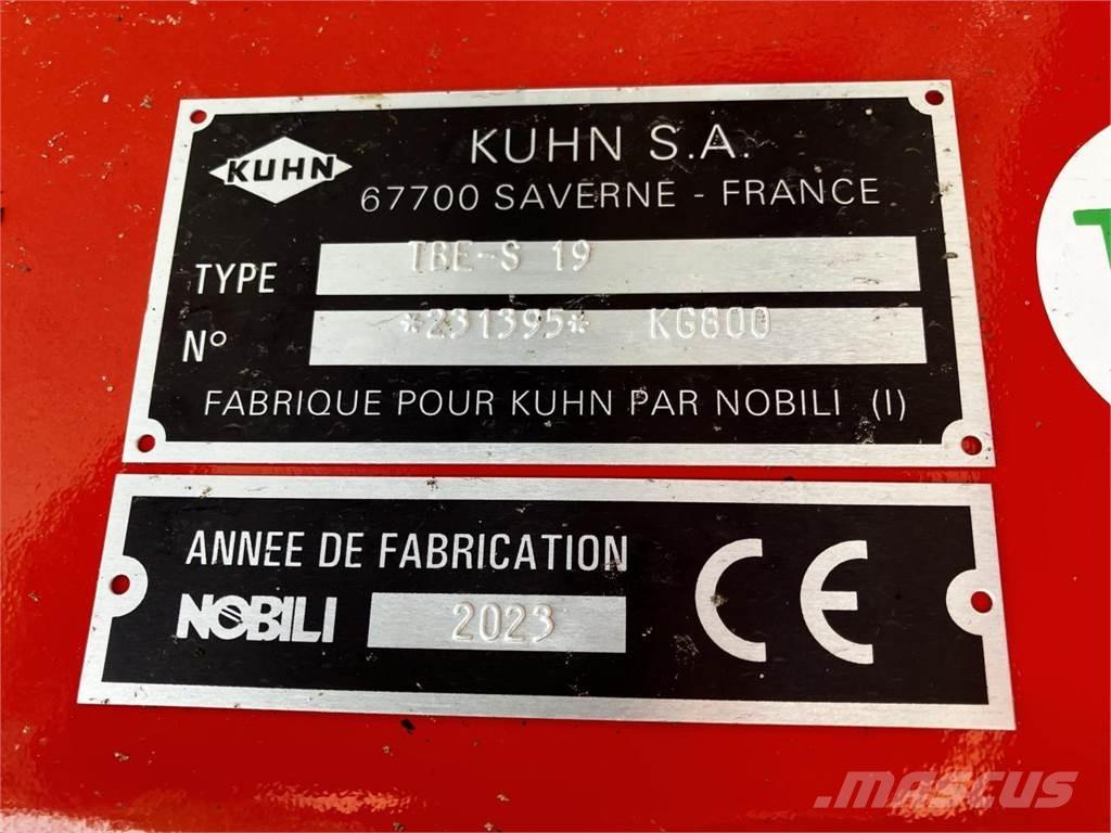 Kuhn TBES 19 Segadoras y cortadoras de hojas para pasto