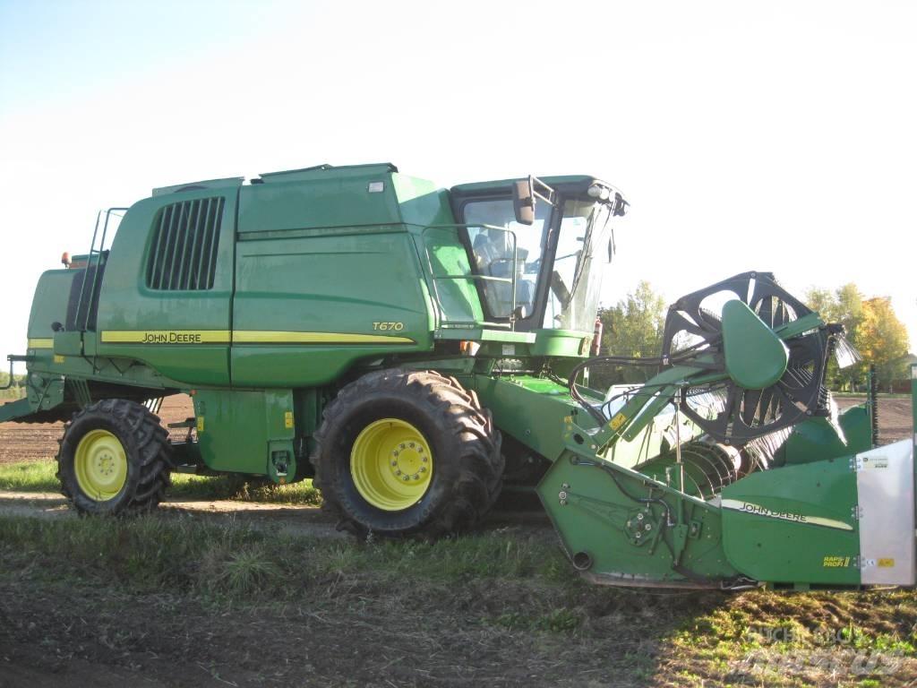 John Deere T670 Cosechadoras combinadas