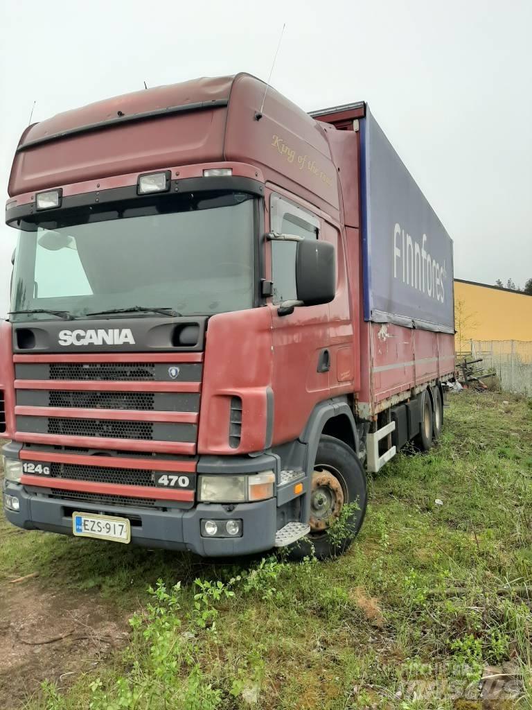 Scania R 124 Camiones de cama baja