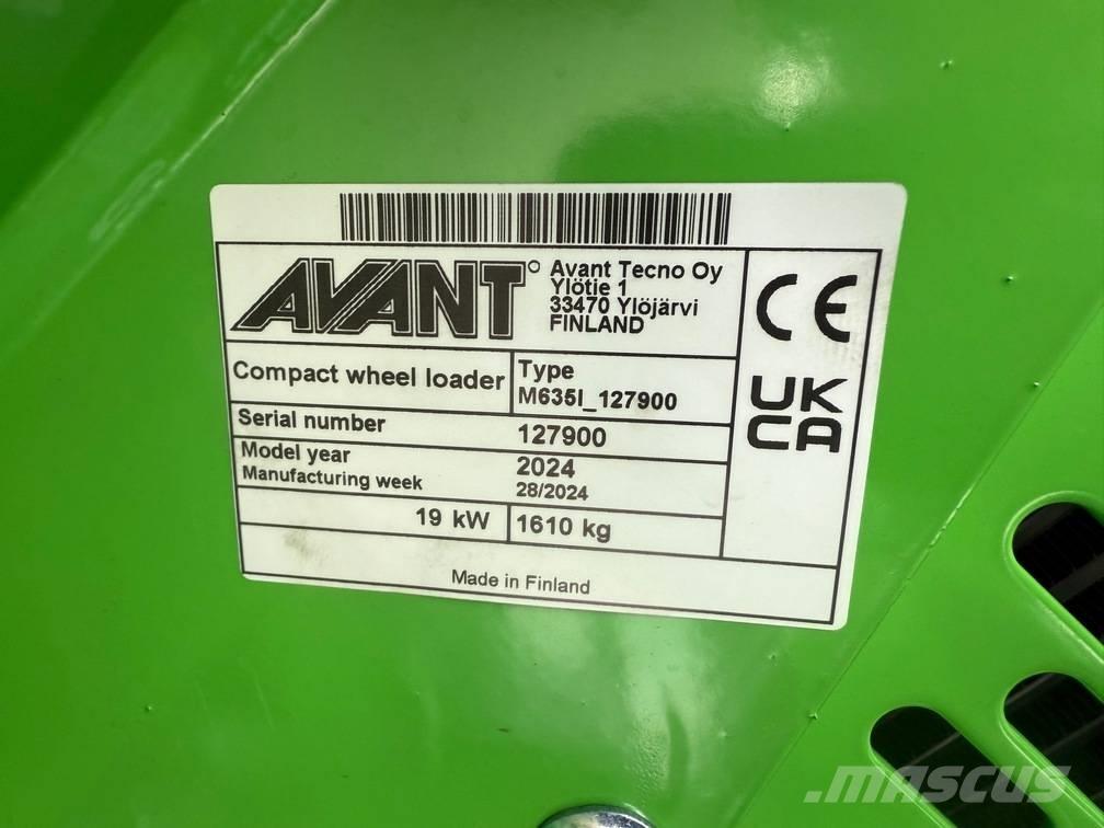 Avant 635 Cargadoras multifunción