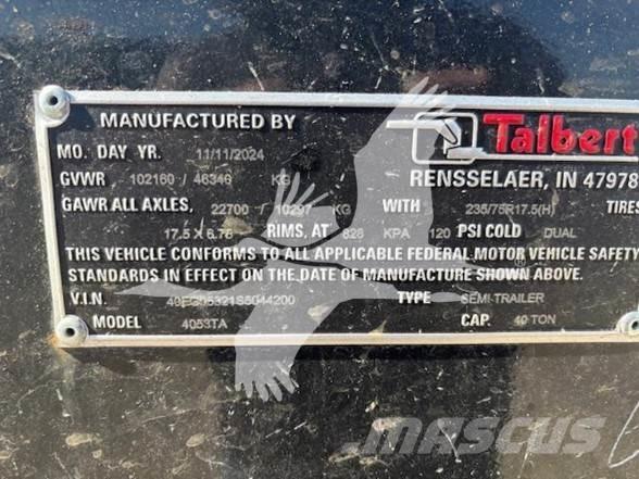 Talbert 4053TA Semirremolques de carga baja