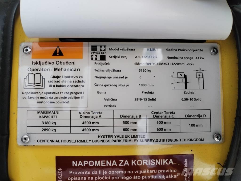 Hyster H 3.5UT Camiones diesel