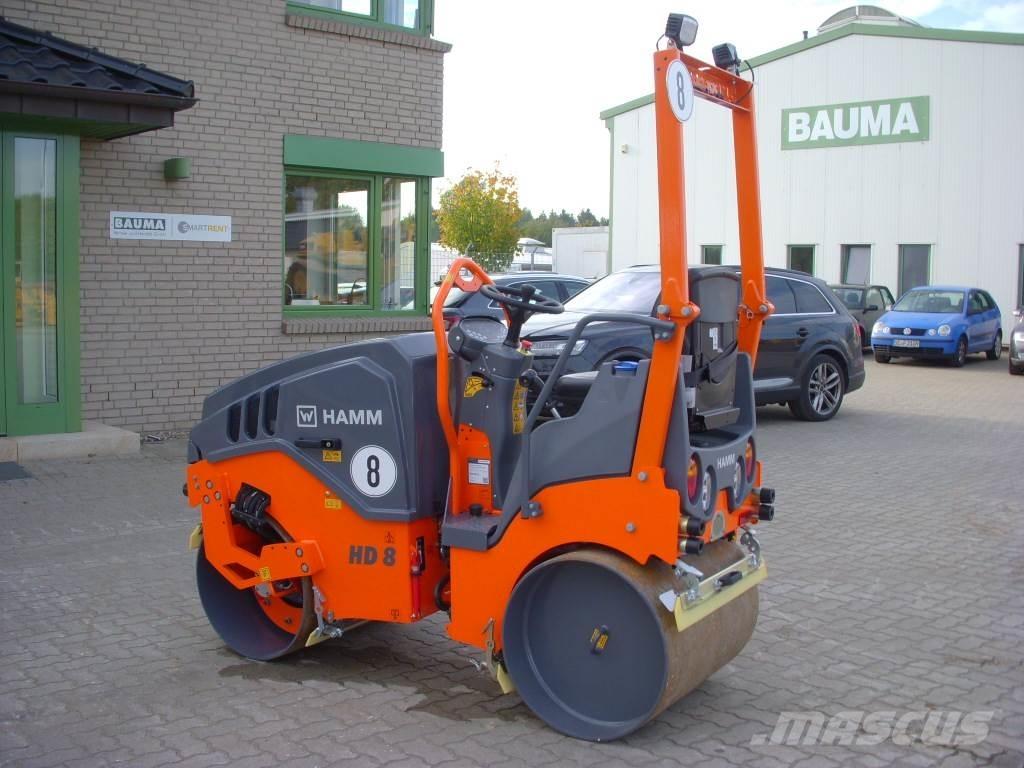 Hamm HD 8 VV Rodillos de doble tambor